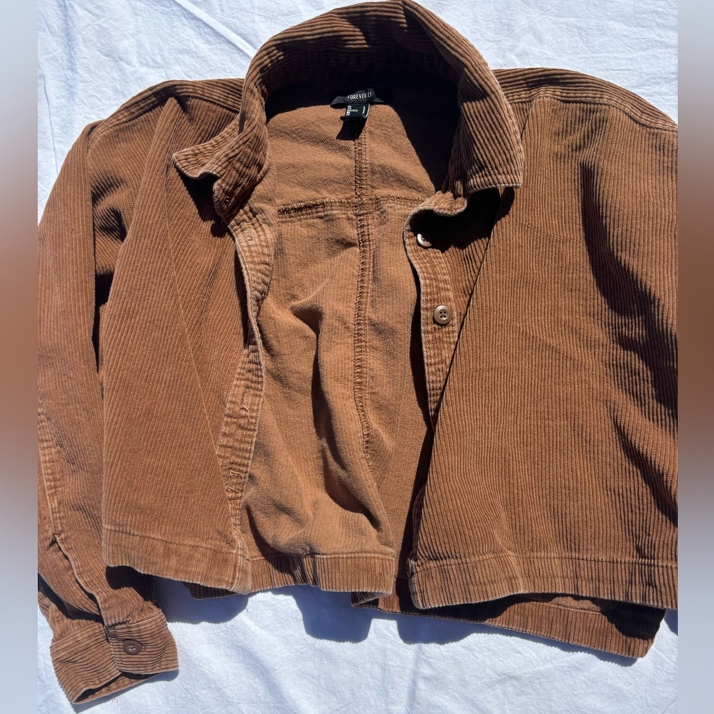 🐻cute oversized corduroy flannel🐻